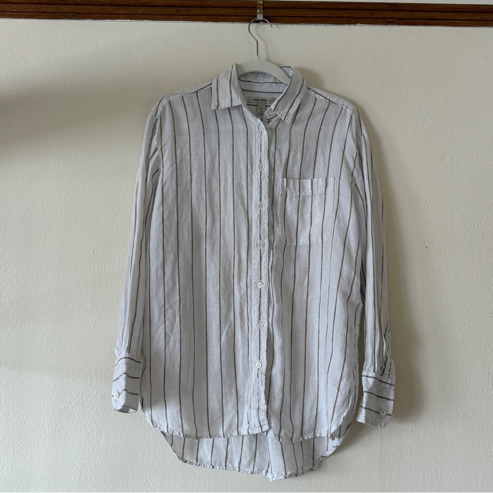 Banana Republic Striped Linen Shirt